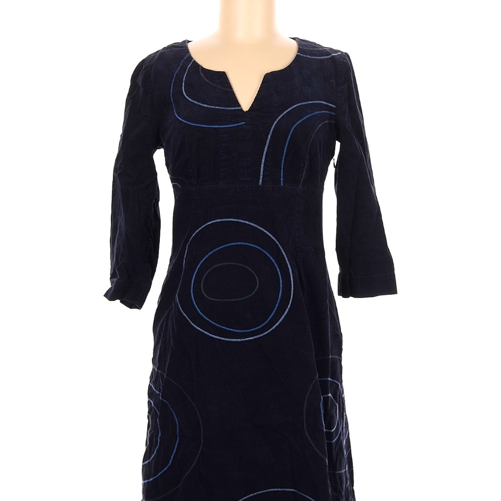 Boden Corduroy Navy Blue Dress sz6 US